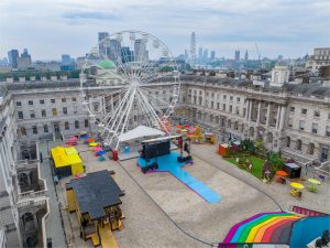 Somerset House Giant Wheel Central London